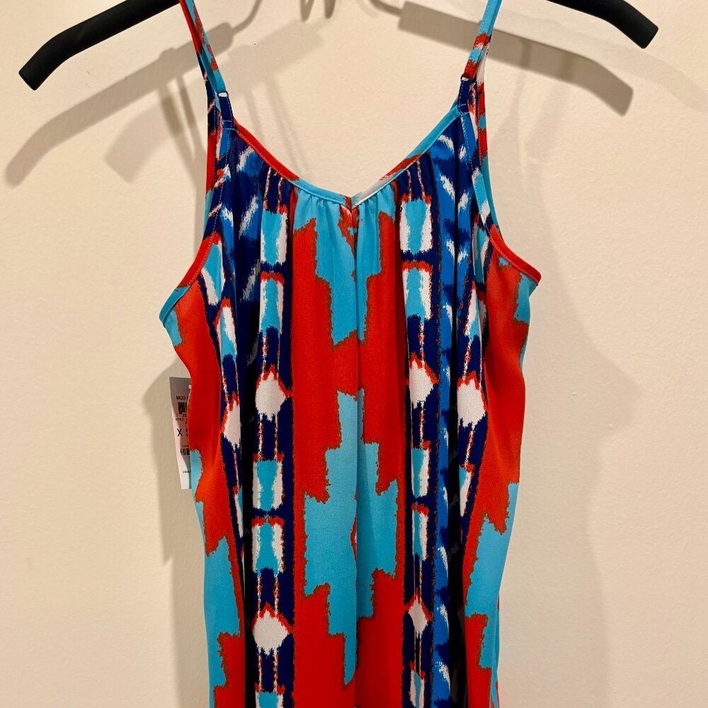 Spring/Summer Tank Bright Pattern Multi-Colored Print - Picture 9 of 11